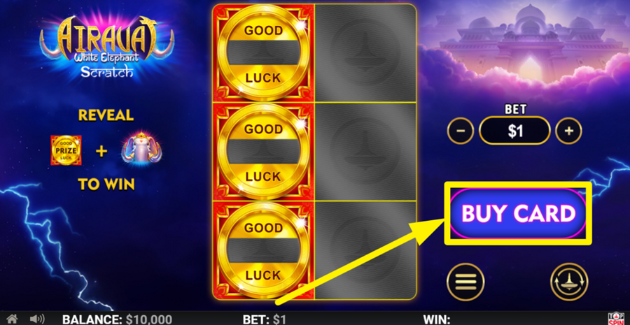 Airavat White Elephant Scratch Buy Card