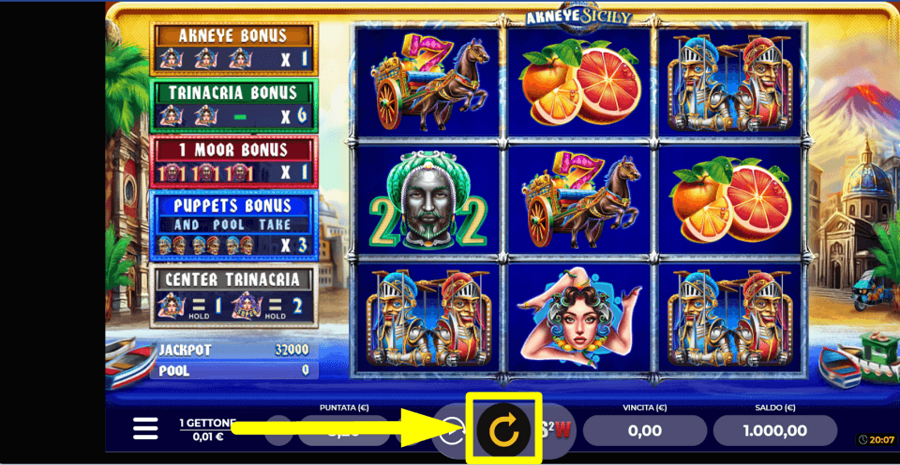 Akneye Sicily Spin Button