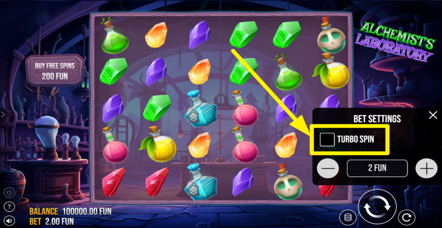 Alchemists Laboratory Turbo