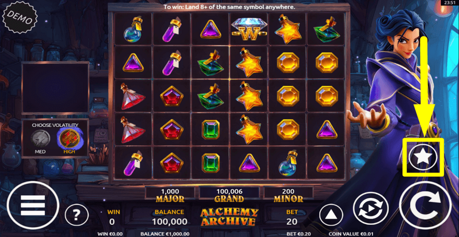 Alchemy Archive Buy Feature