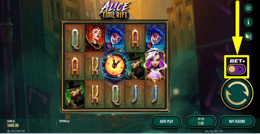 Alice Time Rift Bonus Boost Feature