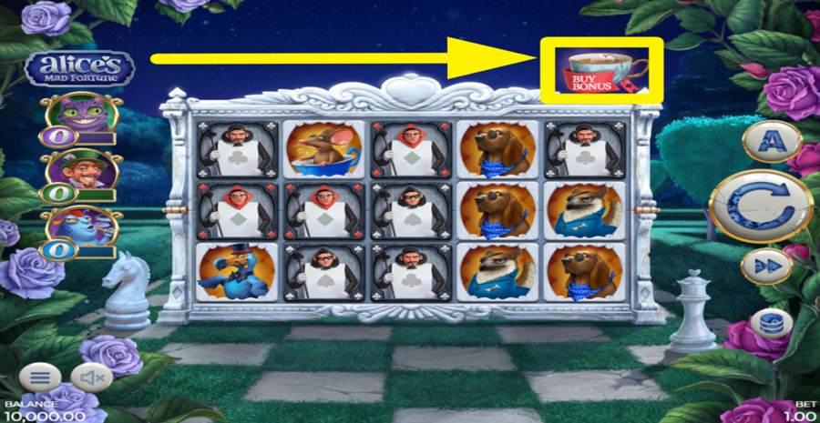 Alices Mad Fortune Buy Bonus