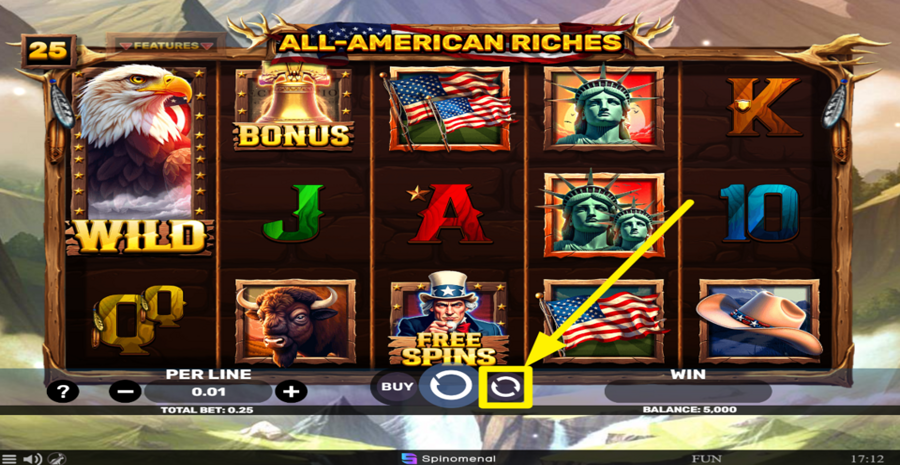 All American Riches Autoplay