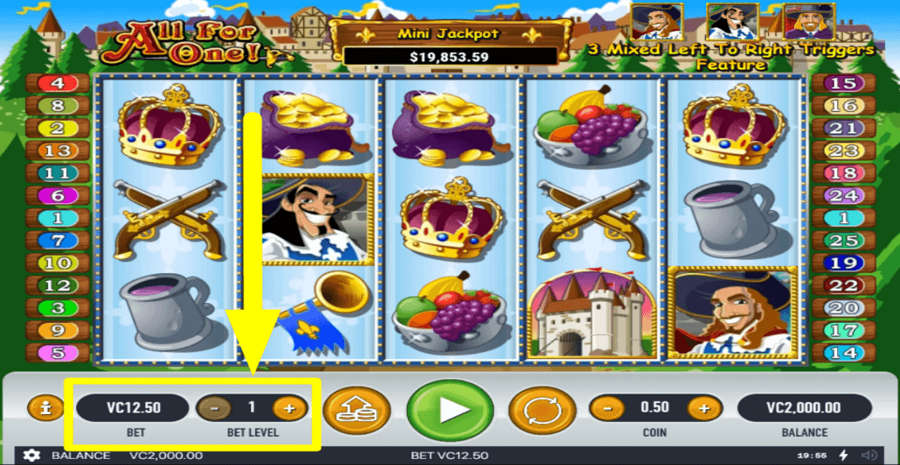 All For One Bet Level
