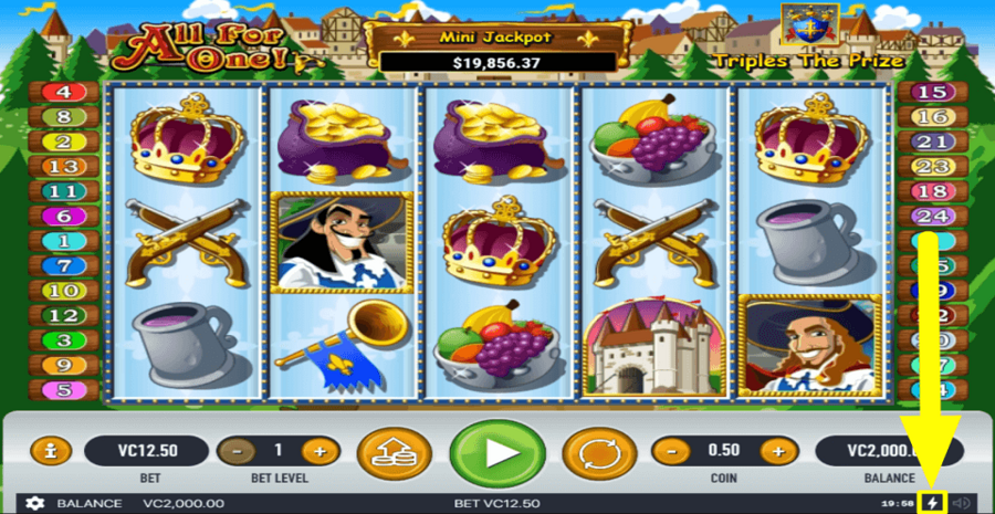 All For One Quick Spin Feature