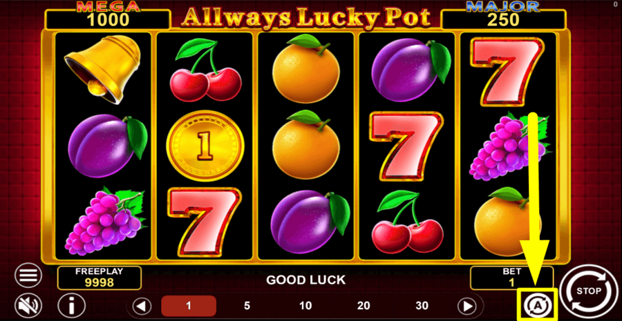 Allways Lucky Pot Autoplay Feature