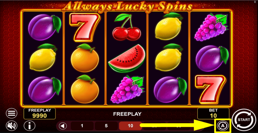 Allways Lucky Spins Autoplay Feature