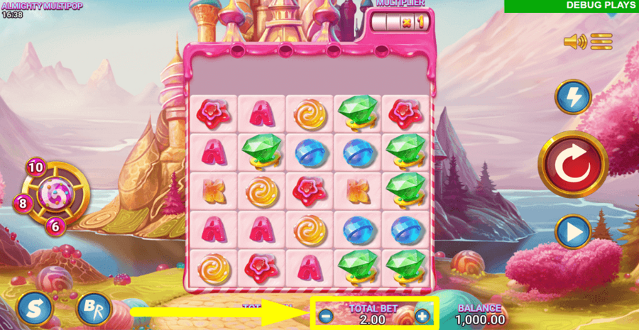 Almighty Multipop Bet Value