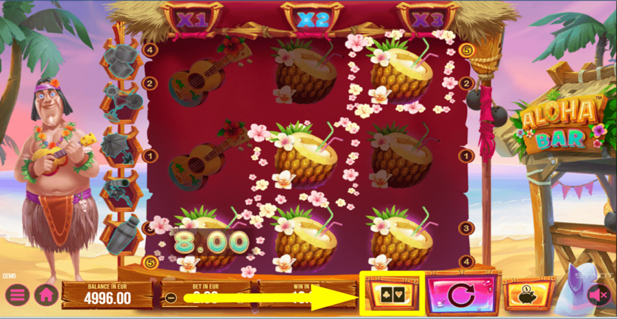 Aloha Bar Gamble Feature