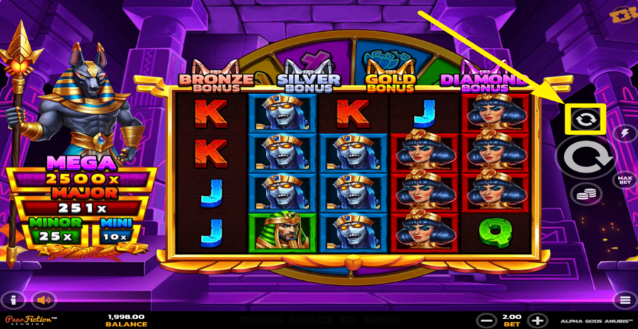 Alpha Gods Anubis Autoplay