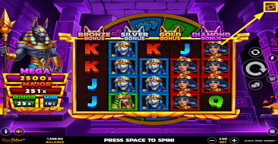 Alpha Gods Anubis Buy Bonus