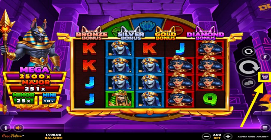 Alpha Gods Anubis Max Bet