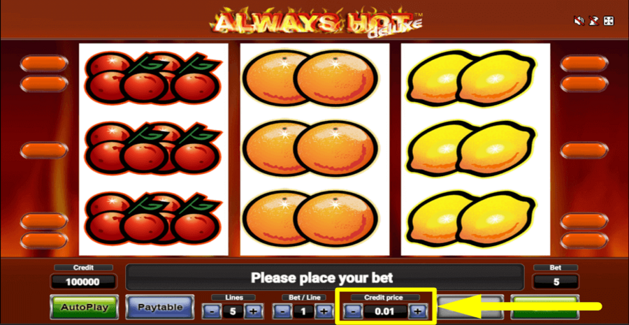 Always Hot Deluxe Credit Value