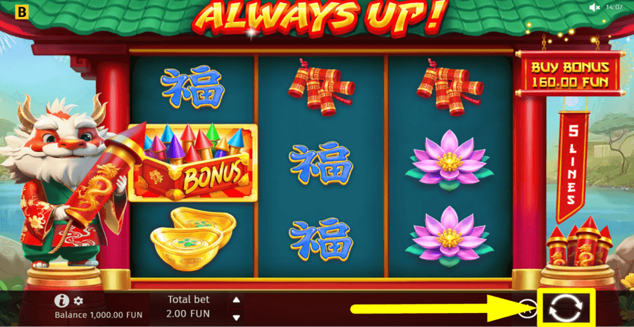 Always Up Spin Button