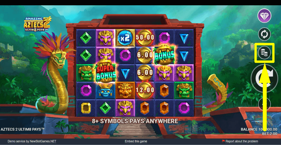 Amazing Aztecs 2 ultim8 Pays Bet Value