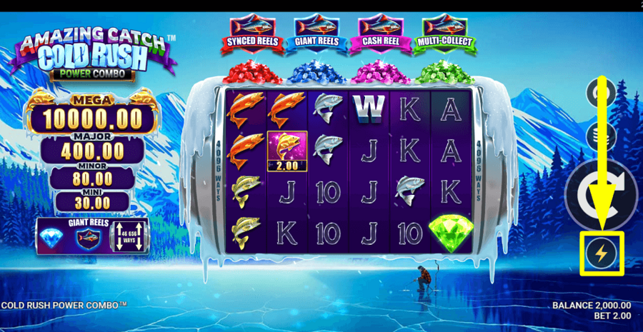 Amazing Catch Cold Rush Power Combo Turbo Feature