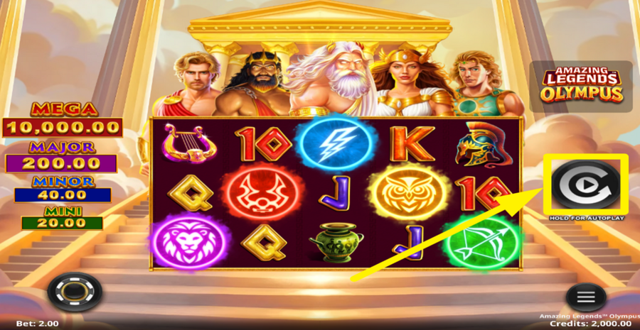 Amazing Legends Olympus Spin