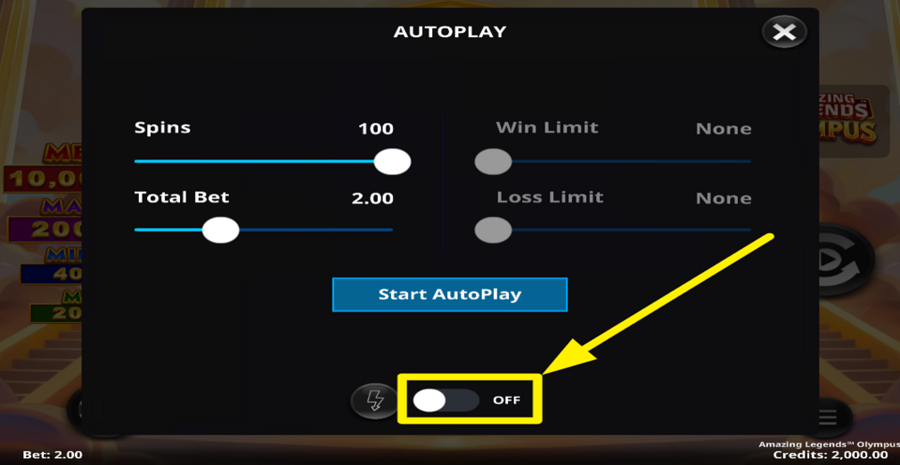 Amazing Legends Olympus Turbo
