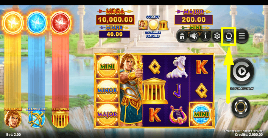 Amazing Link Apollos Fortune Autoplay Feature