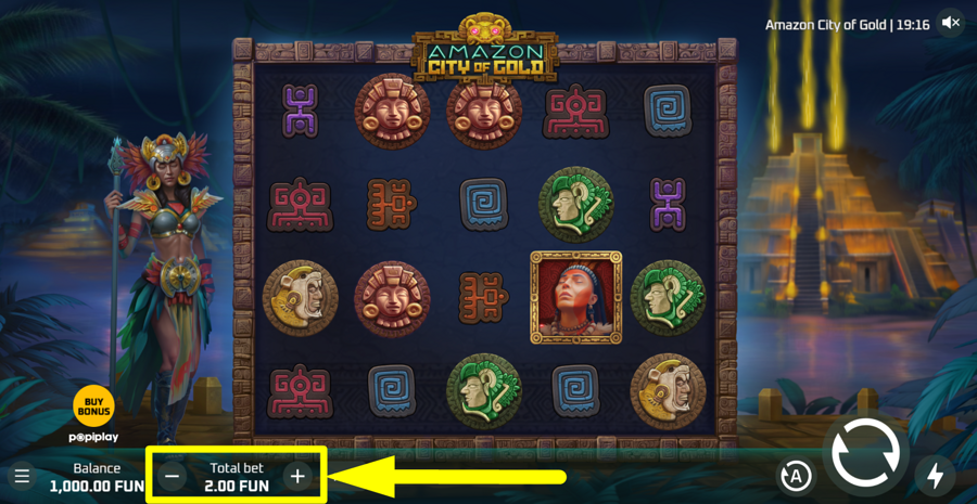 Amazon City Of Gold Bet Value