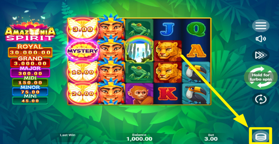 Amazonia Spirit Adjust Bet