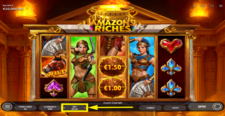 Amazons Riches Adjust Bet