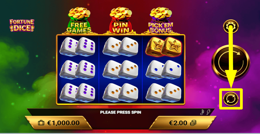 Amigo Gaming Fortune Dice Autoplay Feature