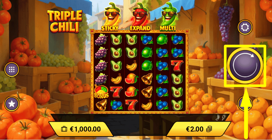 Amigo Gaming Triple Chili Spin Button