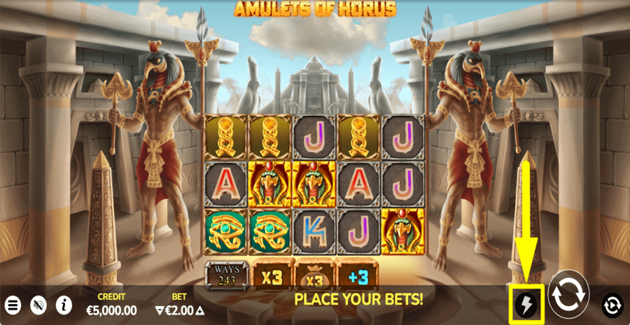 Amulets Of Horus Turbo Mode