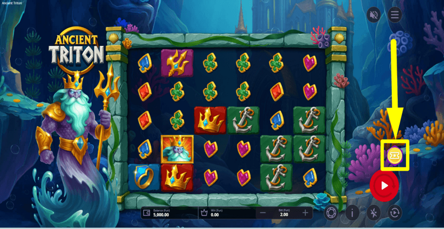Ancient Triton Buy Feature