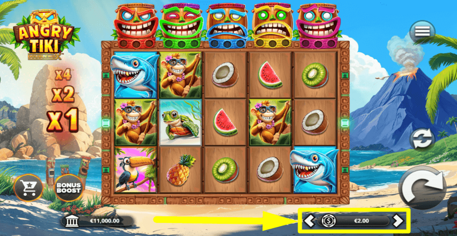 Angry Tiki Doublemax Bet Value