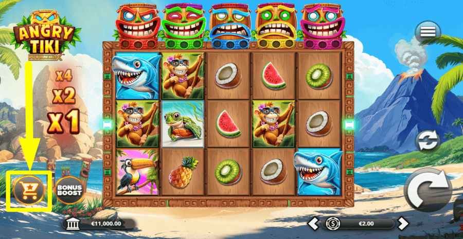 Angry Tiki Doublemax Buy Feature