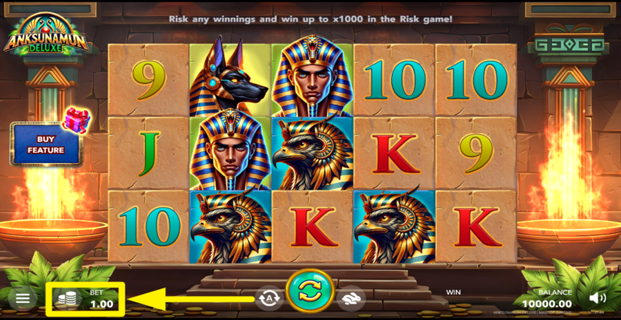 Anksunamun Deluxe Adjust Bet