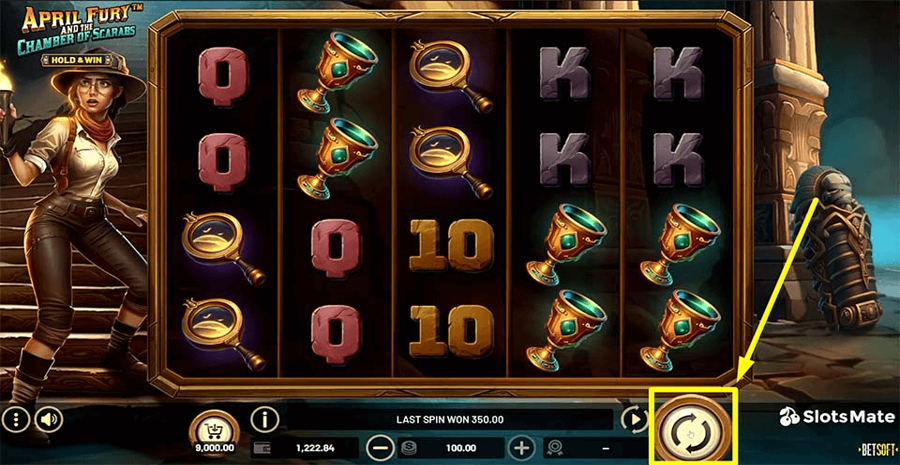 April Fury And The Chamber Of Scarabs Spin