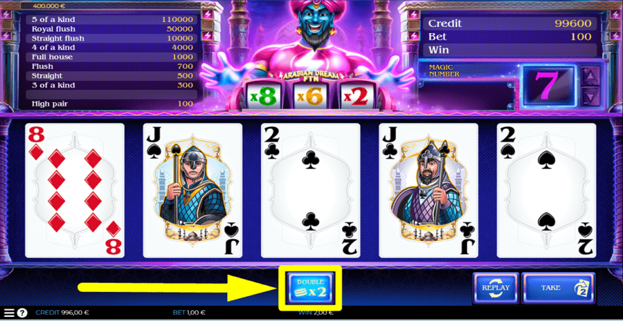 Arabian Dream Ftn Double Button