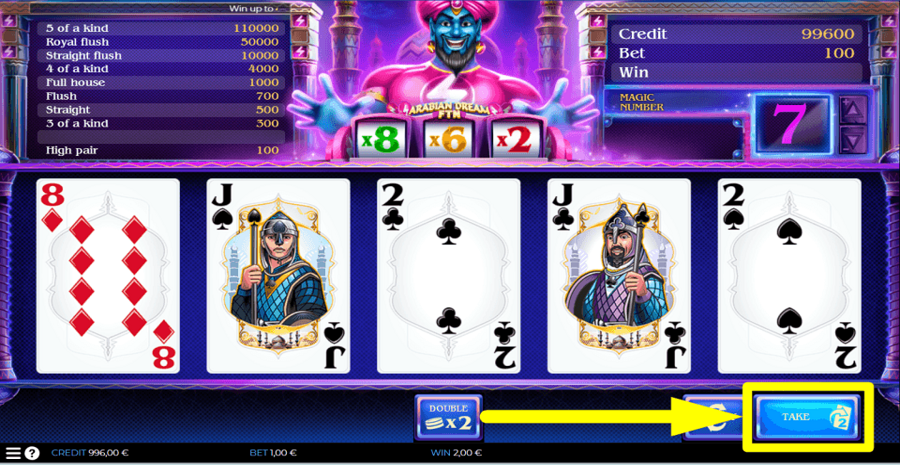 Arabian Dream Ftn Take Button