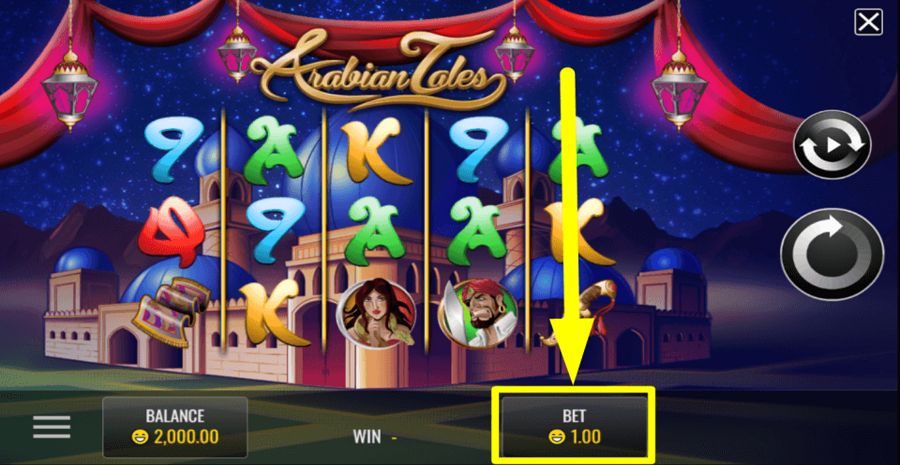 Arabian Tales Bet Value