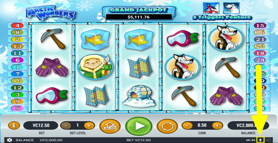 Arctic Wonders Quick Spin Feature