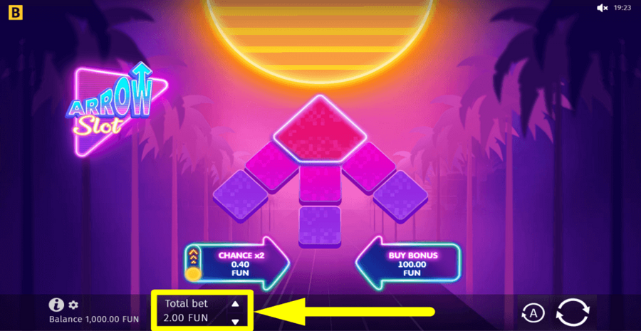 Arrow Slot Bet Value