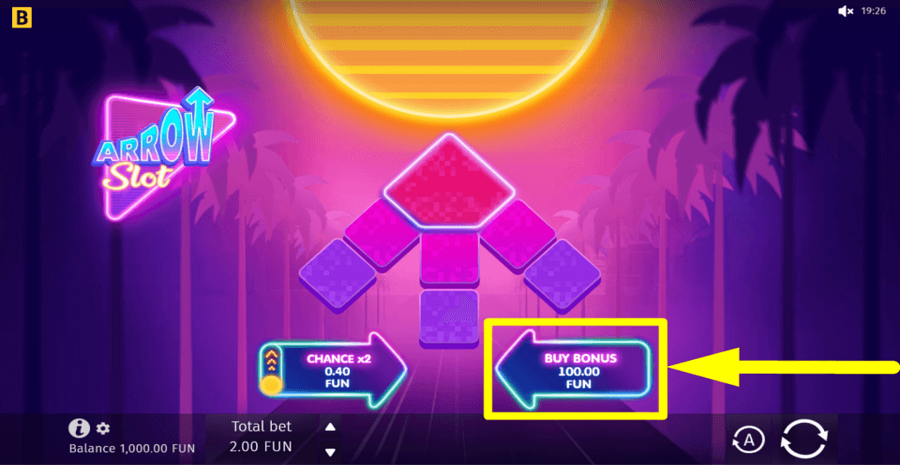 Arrow Slot Buy Feature