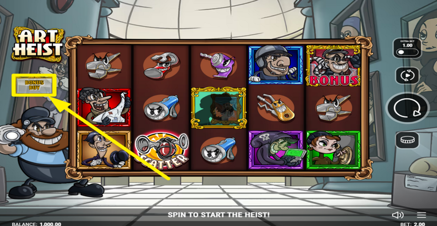 Art Heist Buy Bonus