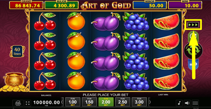 Art Of Gold Golden Coins Link Turbo Feature