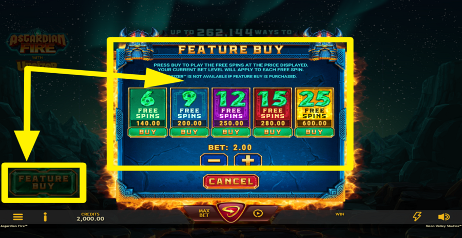 Asgardian Fire Buy Bonus