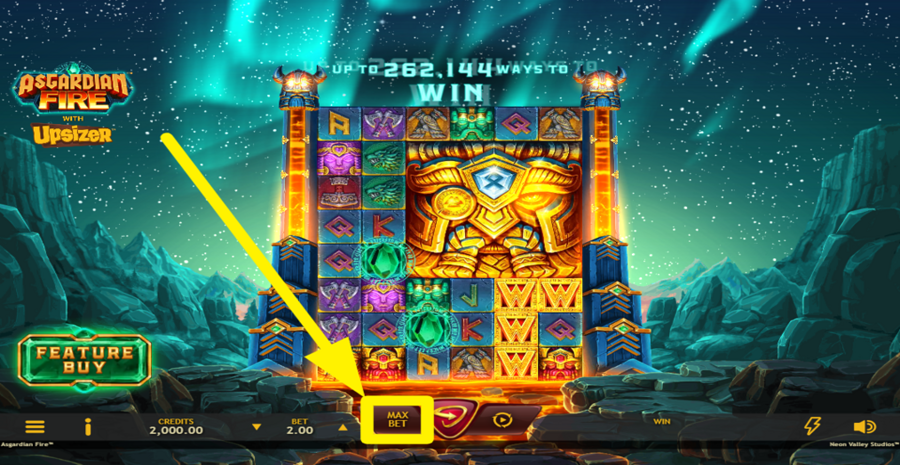 Asgardian Fire Max Bet