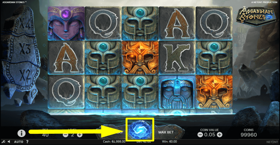 Asgardian Stones Spin Button