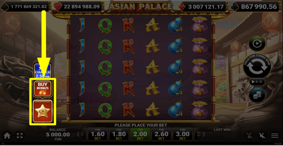 Asian Palace Buy Feature