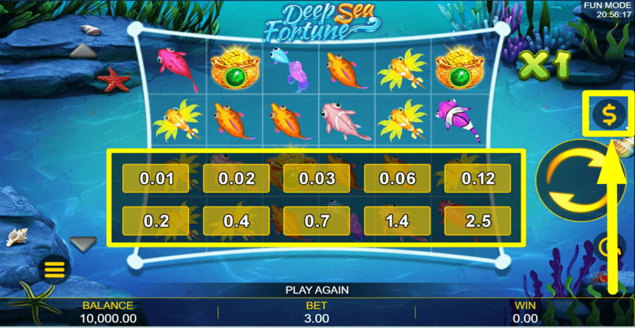 Aspect Gaming Deep Sea Fortune Bet Value