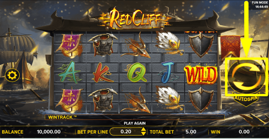 Aspect Gaming Red Cliff Spin Button