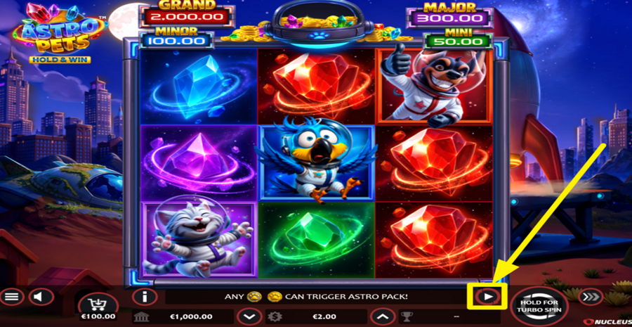 Astro Pets Hold And Win Autoplay