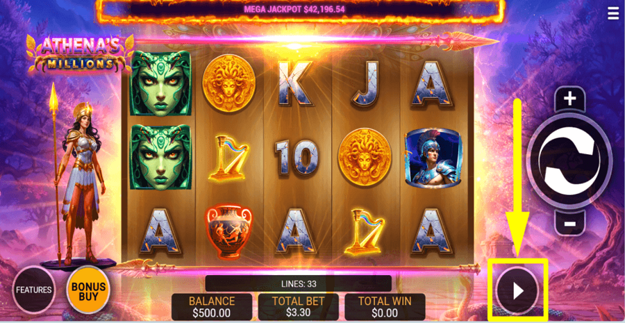 Athenas Millions Autoplay Feature